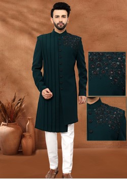 Stylish Green  Indo Western